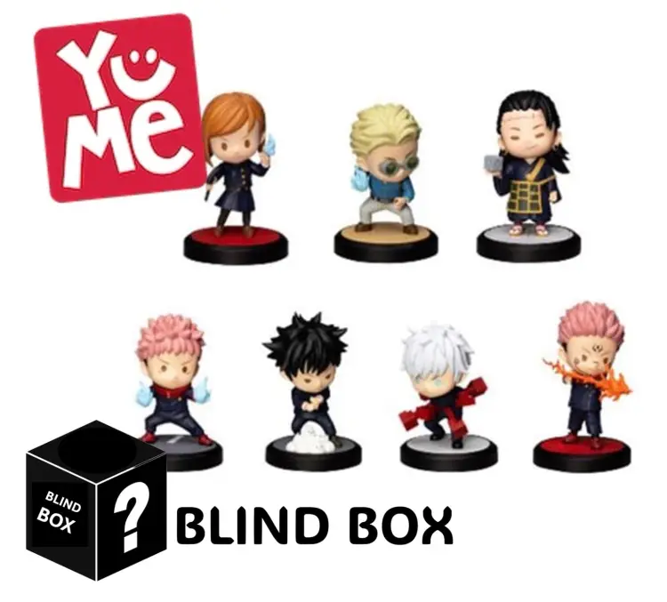 JUJUTSU KAISEN - Przeklęta seria - Asortyment 6 figurek Blind Box