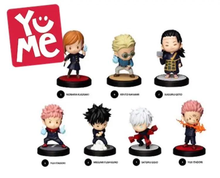 JUJUTSU KAISEN - Przeklęta seria - Asortyment 6 figurek Blind Box