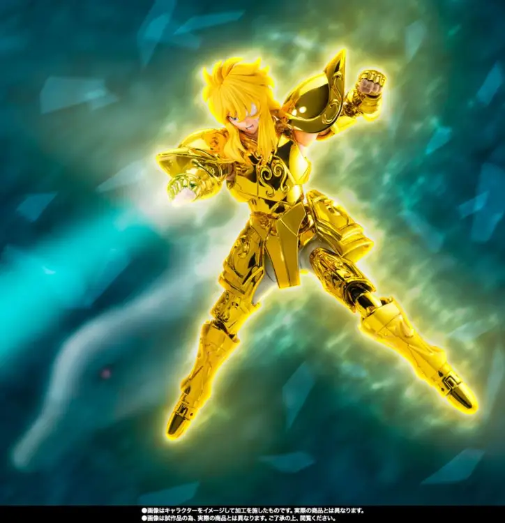 SAINT SEIYA - Hyoga "Gold Cloth" - Figurka Saint Cloth Myth Ex 17.5cm