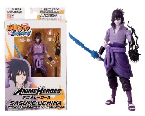 NARUTO - Uchiha Sasuke Rinnegan "7th Wave" - Figurka Anime Heroes 17cm