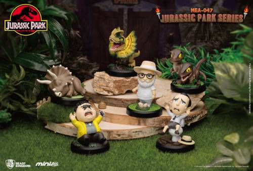 JURASSIC PARK - Zestaw 6 mini figurek atakujących jajek 10 cm