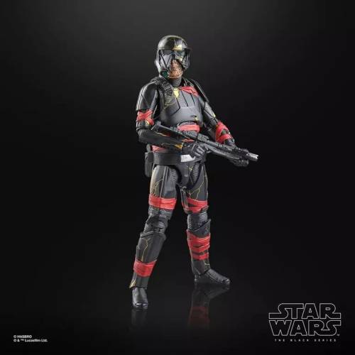 STAR WARS AHSOKA - Night Trooper - Figurka z czarnej serii 15 cm