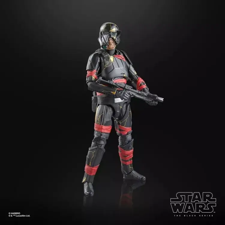 STAR WARS AHSOKA - Night Trooper - Figurka z czarnej serii 15 cm