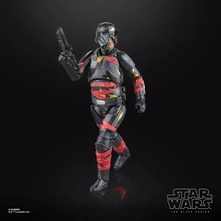 STAR WARS AHSOKA - Night Trooper - Figurka z czarnej serii 15 cm