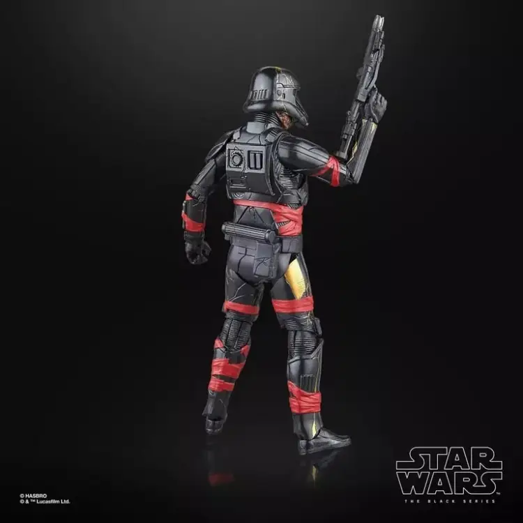STAR WARS AHSOKA - Night Trooper - Figurka z czarnej serii 15 cm