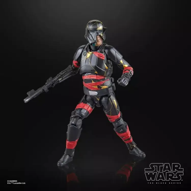 STAR WARS AHSOKA - Night Trooper - Figurka z czarnej serii 15 cm