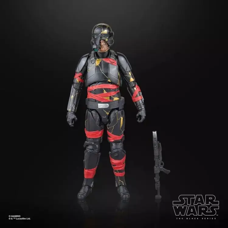STAR WARS AHSOKA - Night Trooper - Figurka z czarnej serii 15 cm