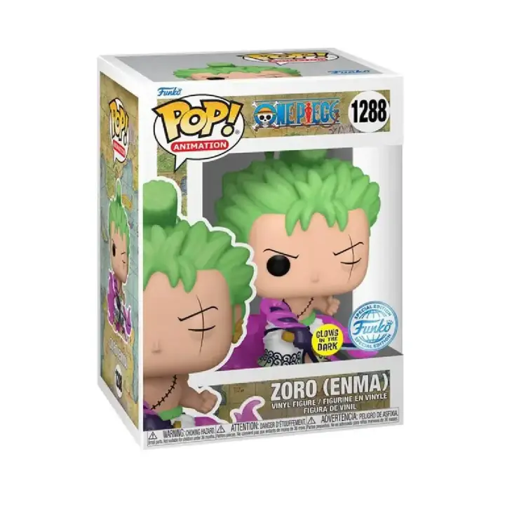 Funko POP! One Piece - Roronoa Zoro with Enma (GITD) #1288