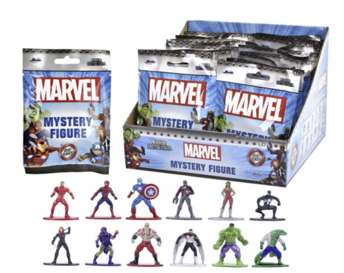 MARVEL - Wyświetlacz niewidomych figurek Nano - 12 sztuk w asortymencie - 24 szt.