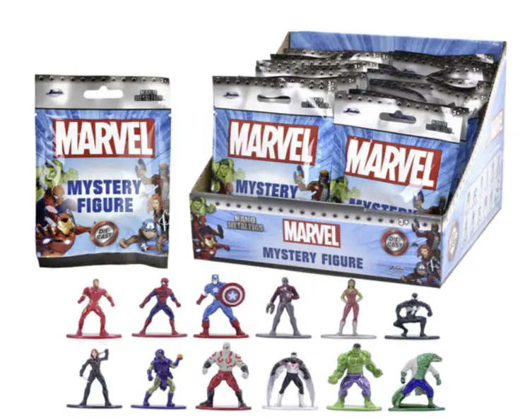 MARVEL - Wyświetlacz niewidomych figurek Nano - 12 sztuk w asortymencie - 24 szt.
