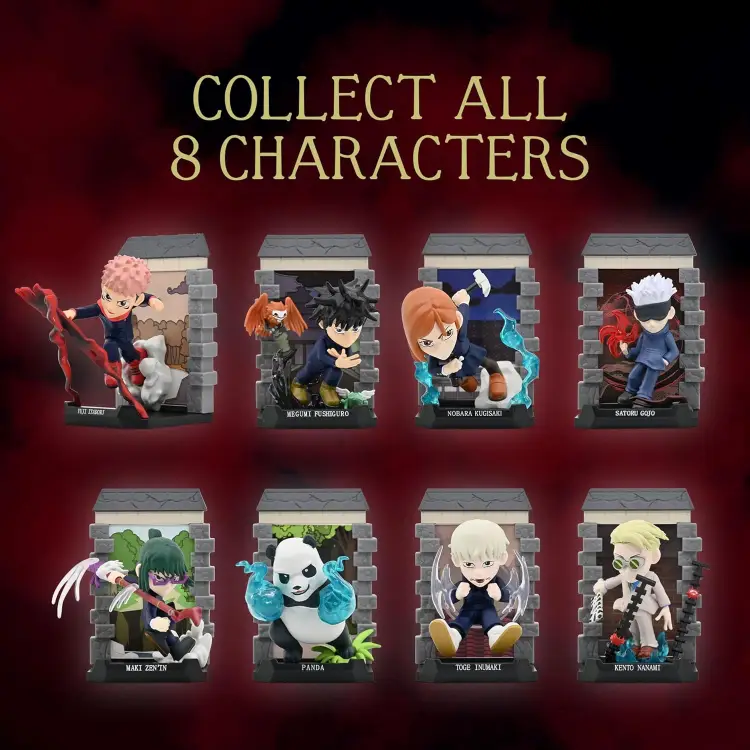 JUJUTSU KAISEN - Tajemnicze kapsuły - Zestaw 12 figurek 9,5 cm