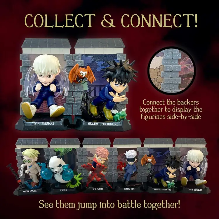 JUJUTSU KAISEN - Tajemnicze kapsuły - Zestaw 12 figurek 9,5 cm