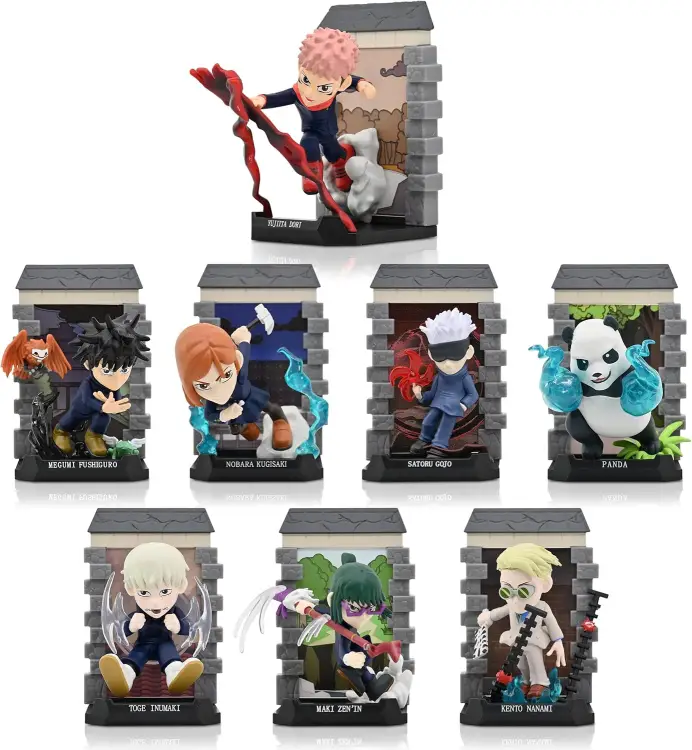 JUJUTSU KAISEN - Tajemnicze kapsuły - Zestaw 12 figurek 9,5 cm