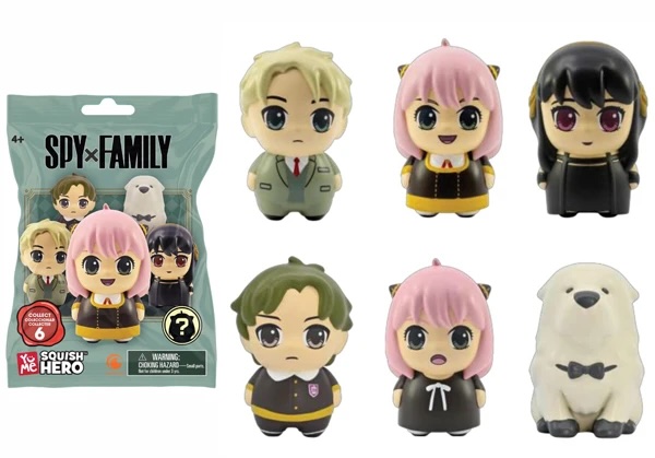 SPY X FAMILY - Squish Hero - Asortyment 12 figurek 7,6 cm