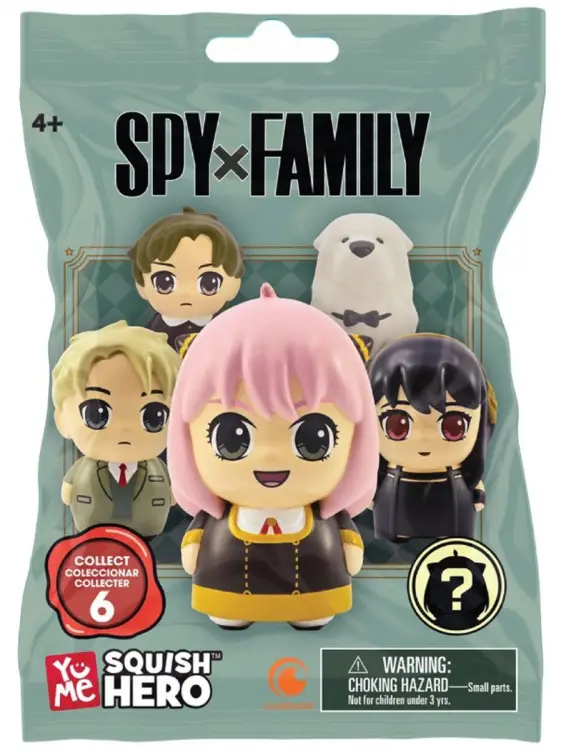 SPY X FAMILY - Squish Hero - Asortyment 12 figurek 7,6 cm