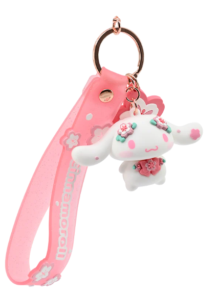 HELLO KITTY - Seria Sakura - Zestaw 12 breloków do kluczy 15,5 cm