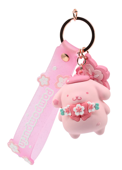 HELLO KITTY - Seria Sakura - Zestaw 12 breloków do kluczy 15,5 cm