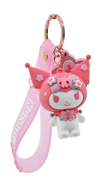 HELLO KITTY - Seria Sakura - Zestaw 12 breloków do kluczy 15,5 cm