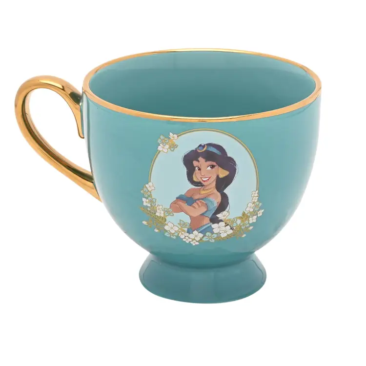 DISNEY PRINCESS - Jasmine - Filiżanka do herbaty ze spodkiem 7 uncji