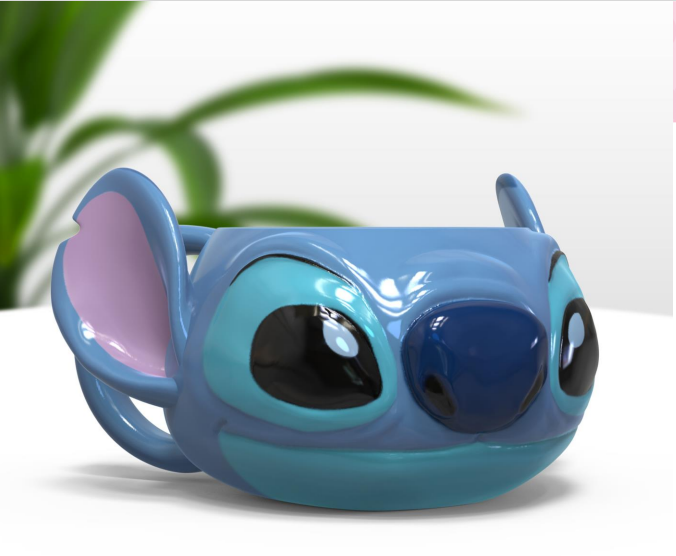 STITCH - Kubek 3D w kształcie
