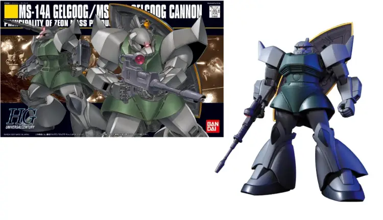 GUNDAM - 1/144 HGUC GELGOOG/ GELGOOG CANNON - Zestaw modelarski