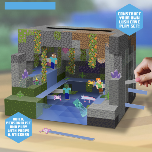 MINECRAFT - Zestaw konstrukcyjny Scena 3D