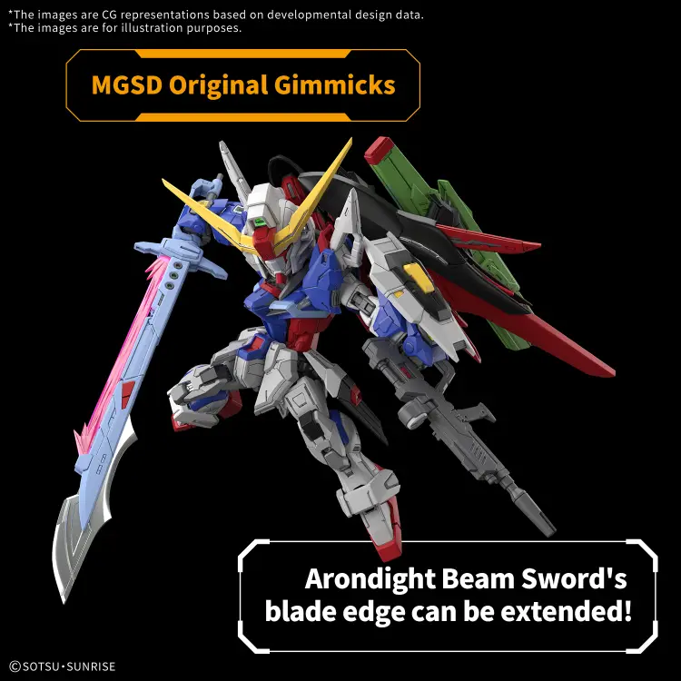 GUNDAM - MGSD Destiny Gundam - Zestaw modelarski