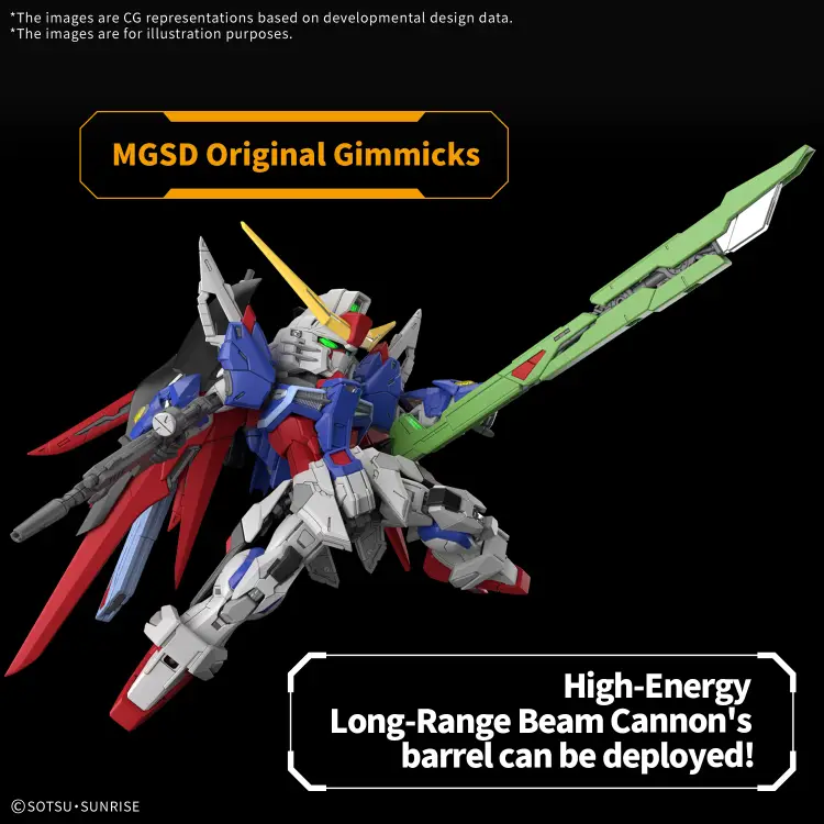 GUNDAM - MGSD Destiny Gundam - Zestaw modelarski
