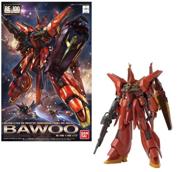 GUNDAM - RE/100 1/100 Bawoo - Zestaw modelarski