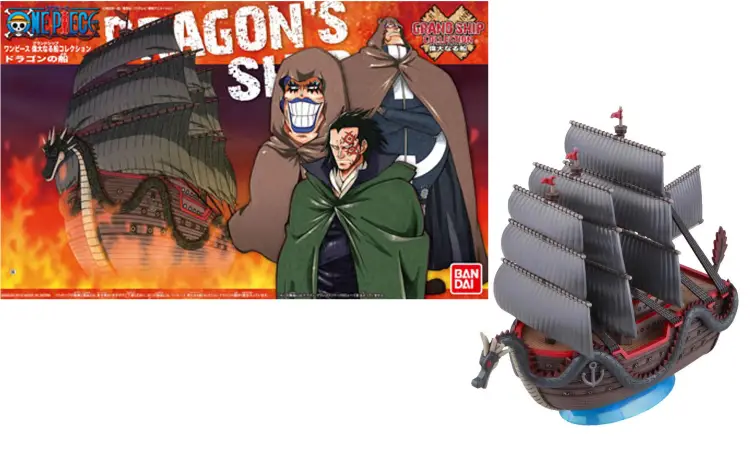 ONE PIECE - Zestaw modelarski - Statek - Monkey D.Dragon