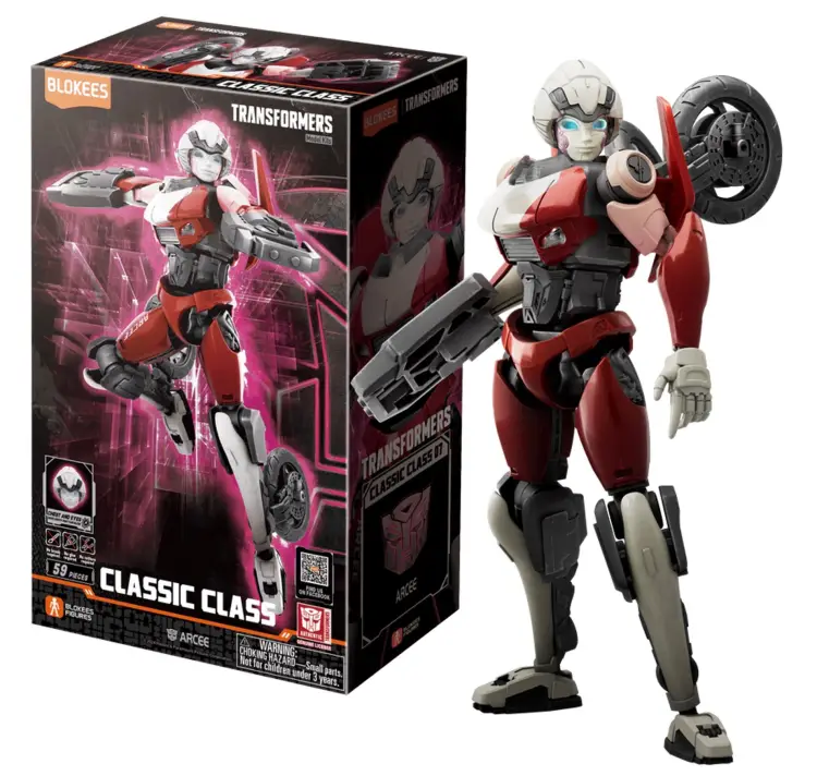 TRANSFORMERS - Arcee - Zestaw modelarski Classic Class Blokees