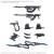ARMORED CORE VI - Zestaw broni 30 mm 06 - Zestaw modelarski