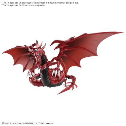 YU-GI-OH! - Wzmocniony figurkowy Slifer podniebny smok - zestaw modelarski