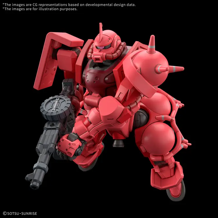 GUNDAM - HG 1/144 Char's Zaku (GQ) - Zestaw modelarski