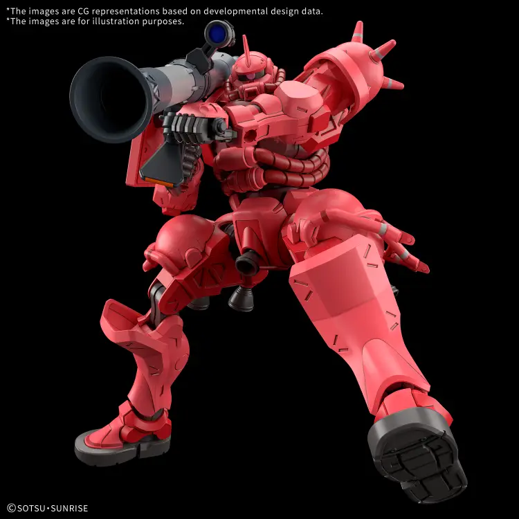 GUNDAM - HG 1/144 Char's Zaku (GQ) - Zestaw modelarski