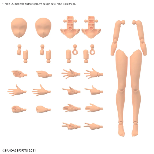 30MS - 30MS Option Body Parts Arm & Leg Parts (Color C) - Zestaw modelarski