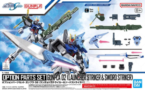 GUNDAM - Zestaw części opcjonalnych Gunpla 2 (wyrzutnia/ostrze miecza) - Zestaw modelarski