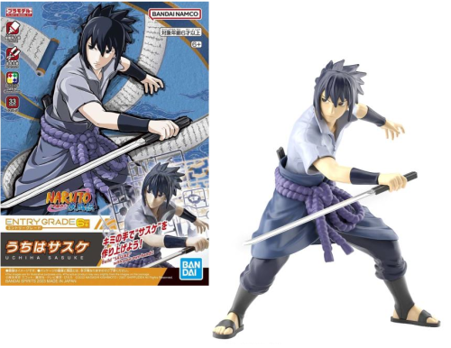 NARUTO - Uchiha Sasuke klasy podstawowej (3L) - Zestaw modelarski