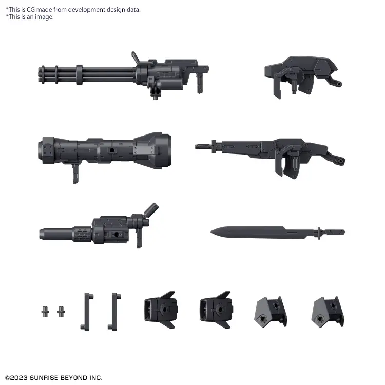 AMAIM - HG 1/72 AMAIM Weapon Set 7 - Zestaw modelarski