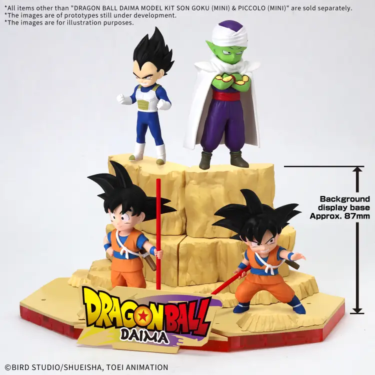 DRAGON BALL DAIMA - Son Goku (mini) i Piccolo (mini) - Zestaw modelarski