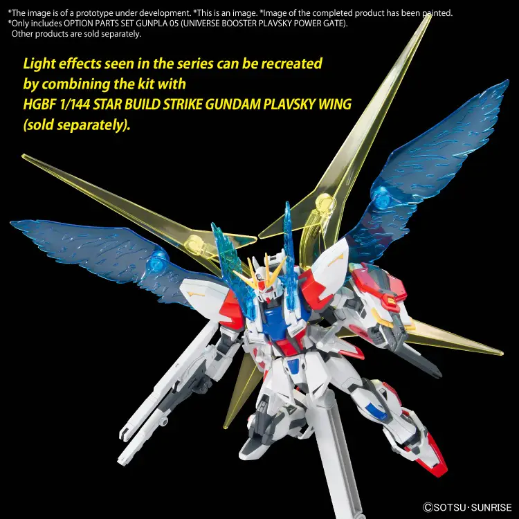 GUNDAM - Zestaw części opcjonalnych Gunpla 05 (Universe Booster) - Zestaw modelarski