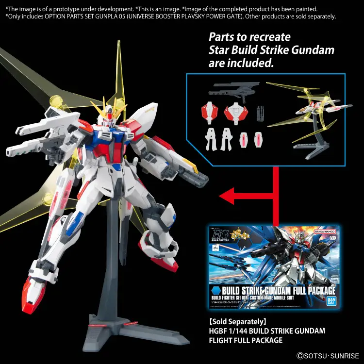 GUNDAM - Zestaw części opcjonalnych Gunpla 05 (Universe Booster) - Zestaw modelarski