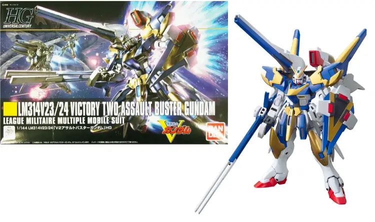 GUNDAM - HGUC 1/144 V2 Assault Buster Gundam - Zestaw modelarski