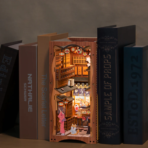 ZESTAW KSIĄŻEK - DIY - Pod drzewem Sakura - 214szt + lampka LED