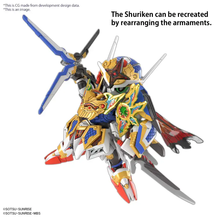GUNDAM - SDW Heroes Onmitsu Gundam Aerial - Zestaw modelarski