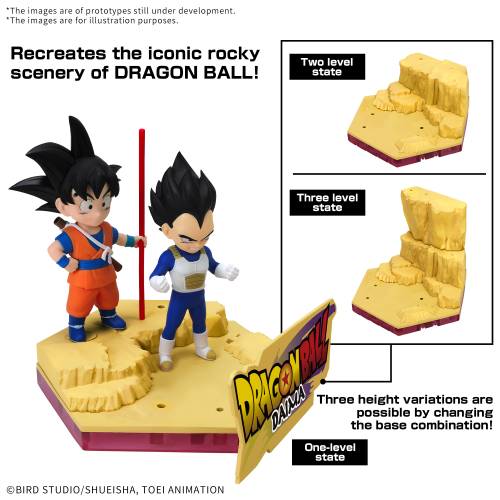 DRAGON BALL DAIMA - Son Goku (mini) i Vegeta (mini) - Zestaw modelarski