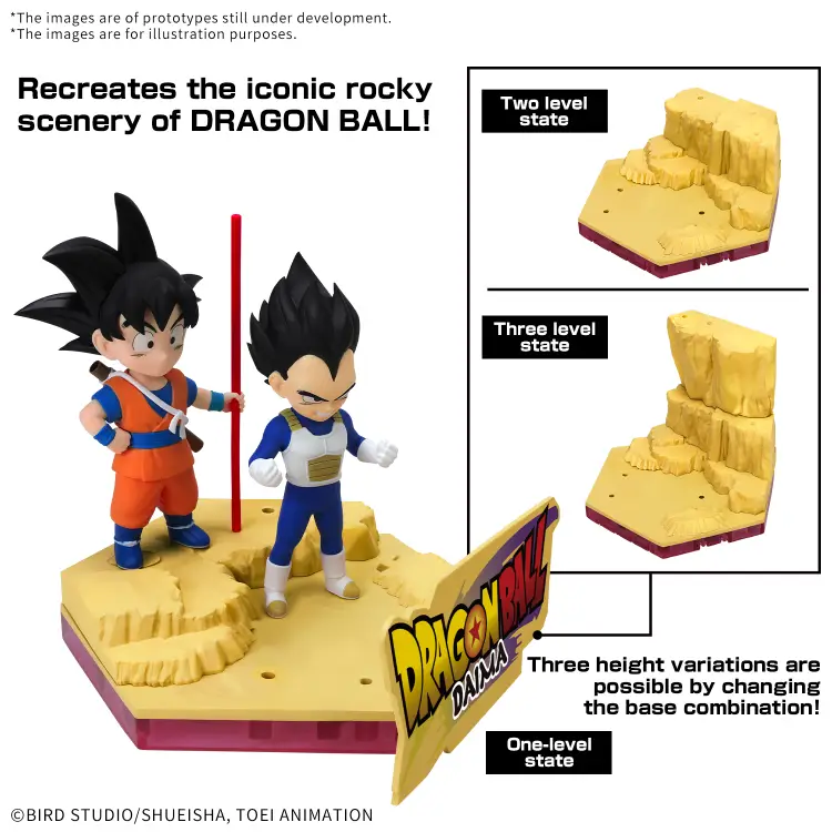 DRAGON BALL DAIMA - Son Goku (mini) i Vegeta (mini) - Zestaw modelarski