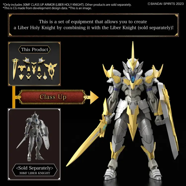 30MF - Class Up Armor (Liber Holy Knight) - Zestaw modelarski