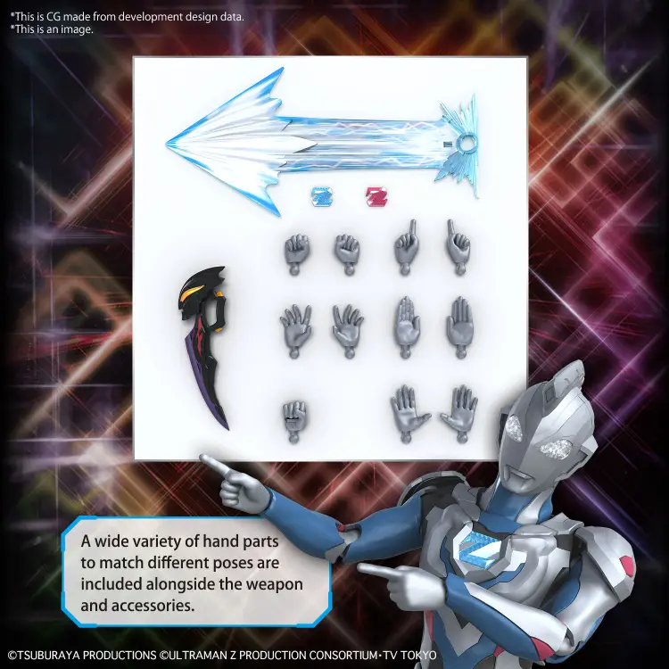 ULTRAMAN - Figurka standardowa Ultraman Z Original - Zestaw modelarski