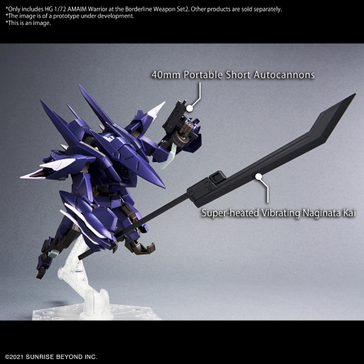 AMAIM -HG 1/72 AMAIM Warrior at the borderline Weapon Set 2 - Zestaw modelarski